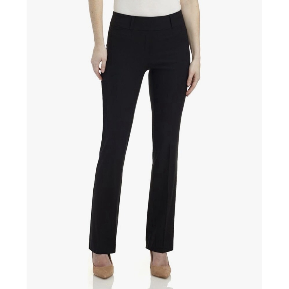 Rekucci Barely Boot Cut Pants Black Stretchy Business Career NWT Women's 14T